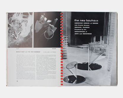 The Printing Art Quarterly: New Bauhaus Prospectus [Laszlo Moholy-Nagy]