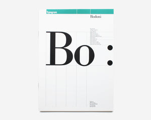 Typogram Type Specimens: Futura, Gill Sans, Janson, Bodoni [Willi Kunz]