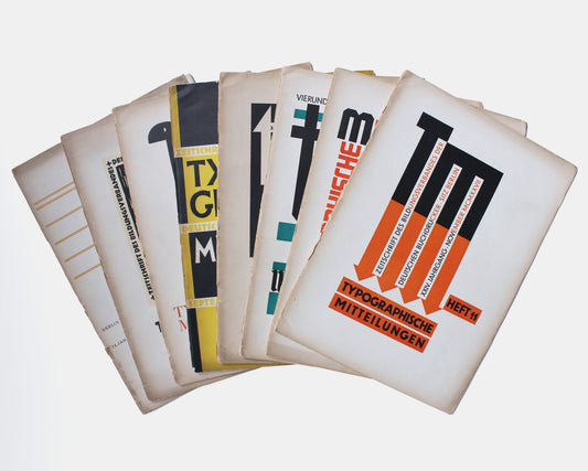 Typographische Mitteilungen: Zeitschrift des Bildungsverbandes der Deutschen Buchdrucker [17 Issues]