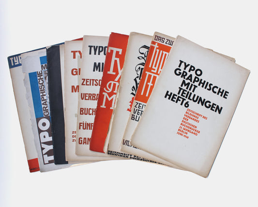 Typographische Mitteilungen: Zeitschrift des Bildungsverbandes der Deutschen Buchdrucker [17 Issues]