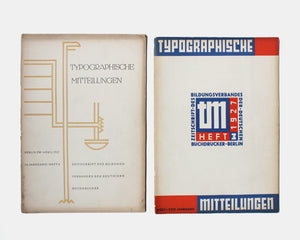 Typographische Mitteilungen [17 Issues]