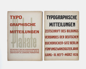 Typographische Mitteilungen [17 Issues]