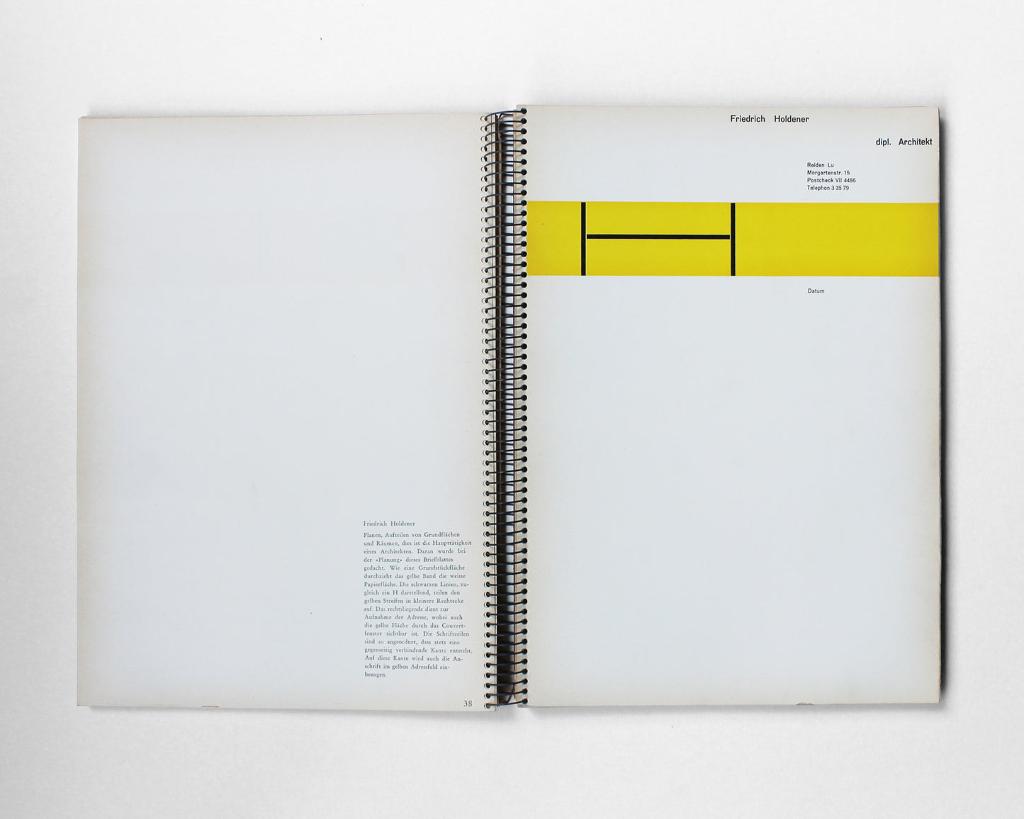 Typographie: Walter Marti