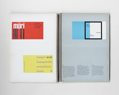 Typographie: Walter Marti