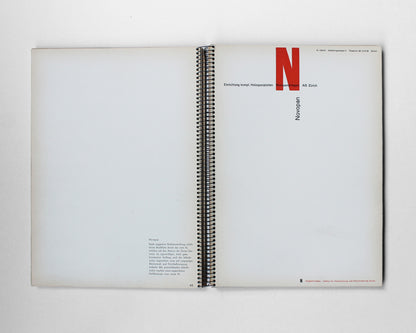 Typographie: Walter Marti