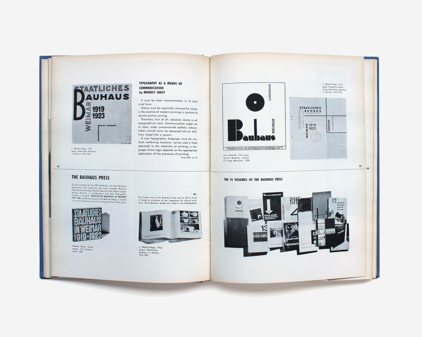 Bauhaus 1919—1928 [Herbert Bayer, Walter Gropius, Ise Gropius]