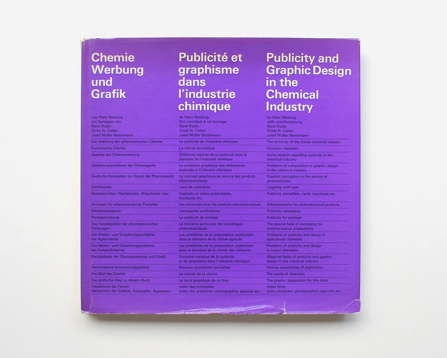 Publicity and Graphic Design in the Chemical Industry [Hans Neuburg]