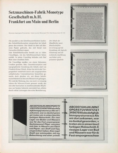 Helvetica Handbücher guter Druckschriften, 1968