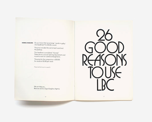 The First Typo-Graphics Agency [Herb Lubalin, Aaron Burns et al.]