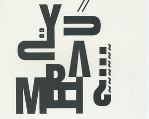 Two Experimental Typographic Prints [Unknown]