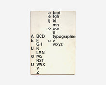 Load image into Gallery viewer, Typographie Ausstellung, Gewerbemuseum Basel 1960 [Emil Ruder]
