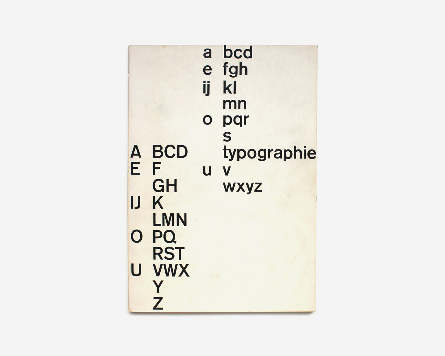 Typographie Ausstellung, Gewerbemuseum Basel 1960 [Emil Ruder]